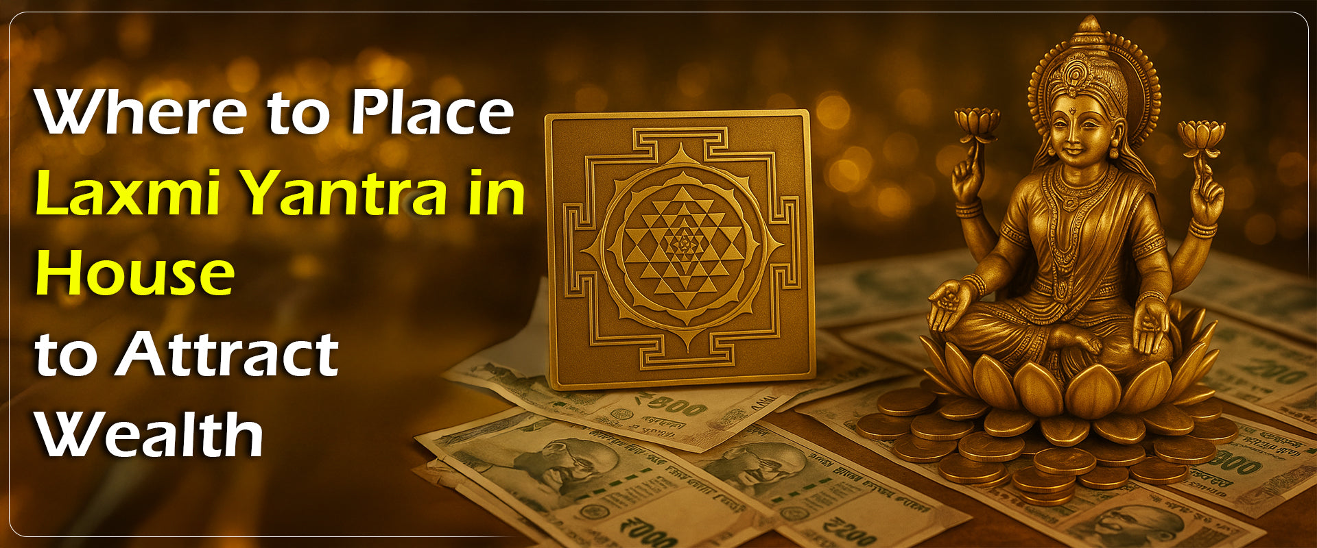Where to Place Laxmi Yantra in the House to Attract Wealth