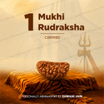 Nepali 1 Mukhi Rudraksha (One Faced) for Spiritual Awakening & Inner Peace