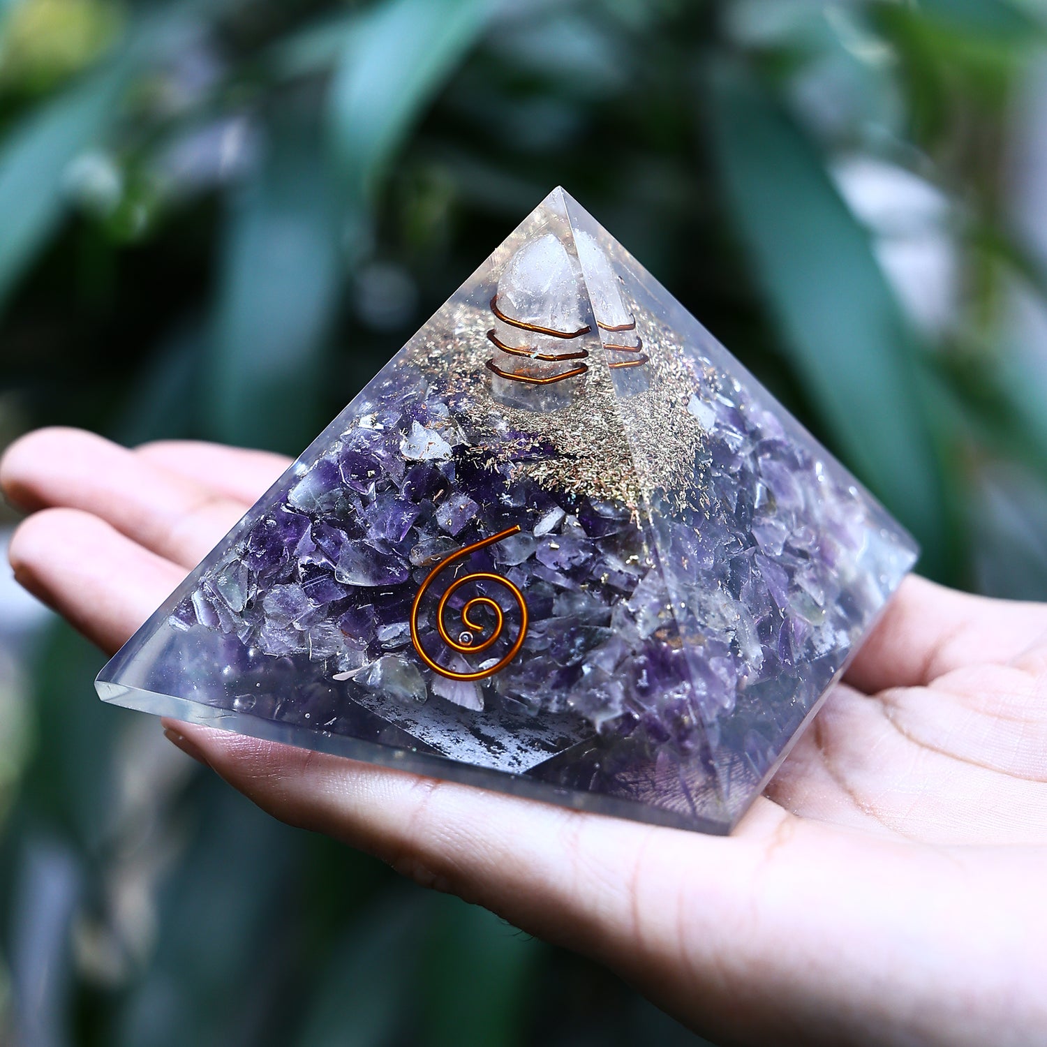 Amethyst Pyramid - Abhimantrit