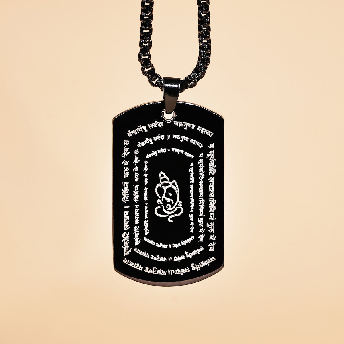 Ganpati Shlok Pendant - Abhimantrit