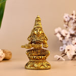 Pure Brass Maa Annapurna Statue - Abhimantrit