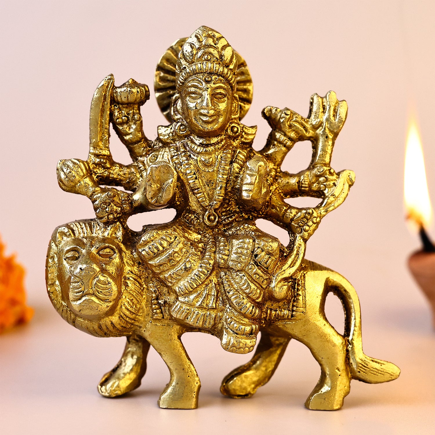 Brass Abme Maa Idol - Abhimantrit