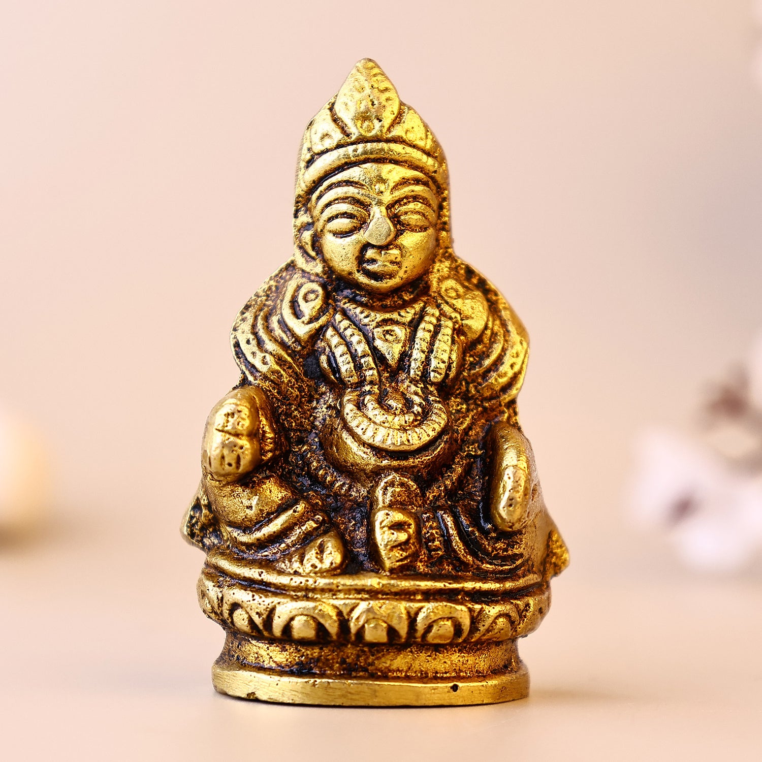 Brass Lord Kuber Idol – Abhimantrit