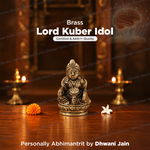 Brass Lord Kuber Idol – Abhimantrit