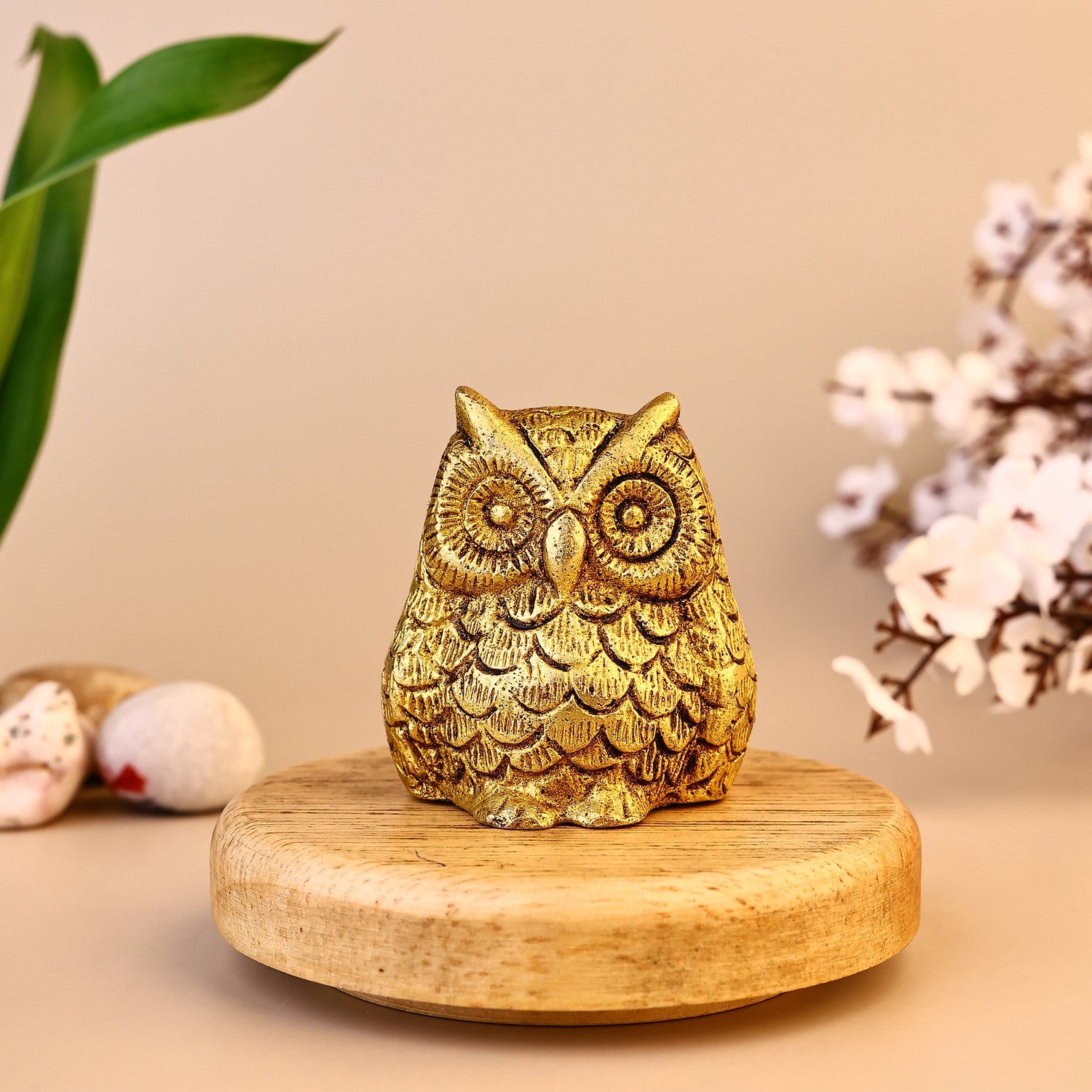 Pura Brass Vastu Owl - Abhimantrit