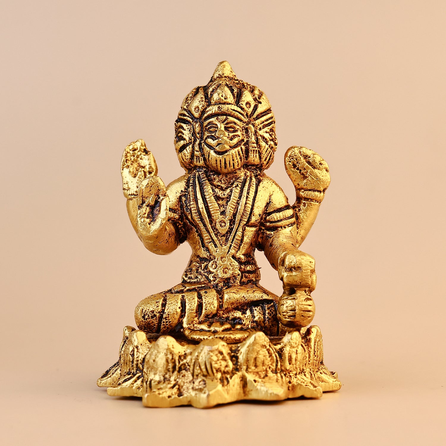 Brass Lord Brahma Ji Sculpture - Abhimantrit