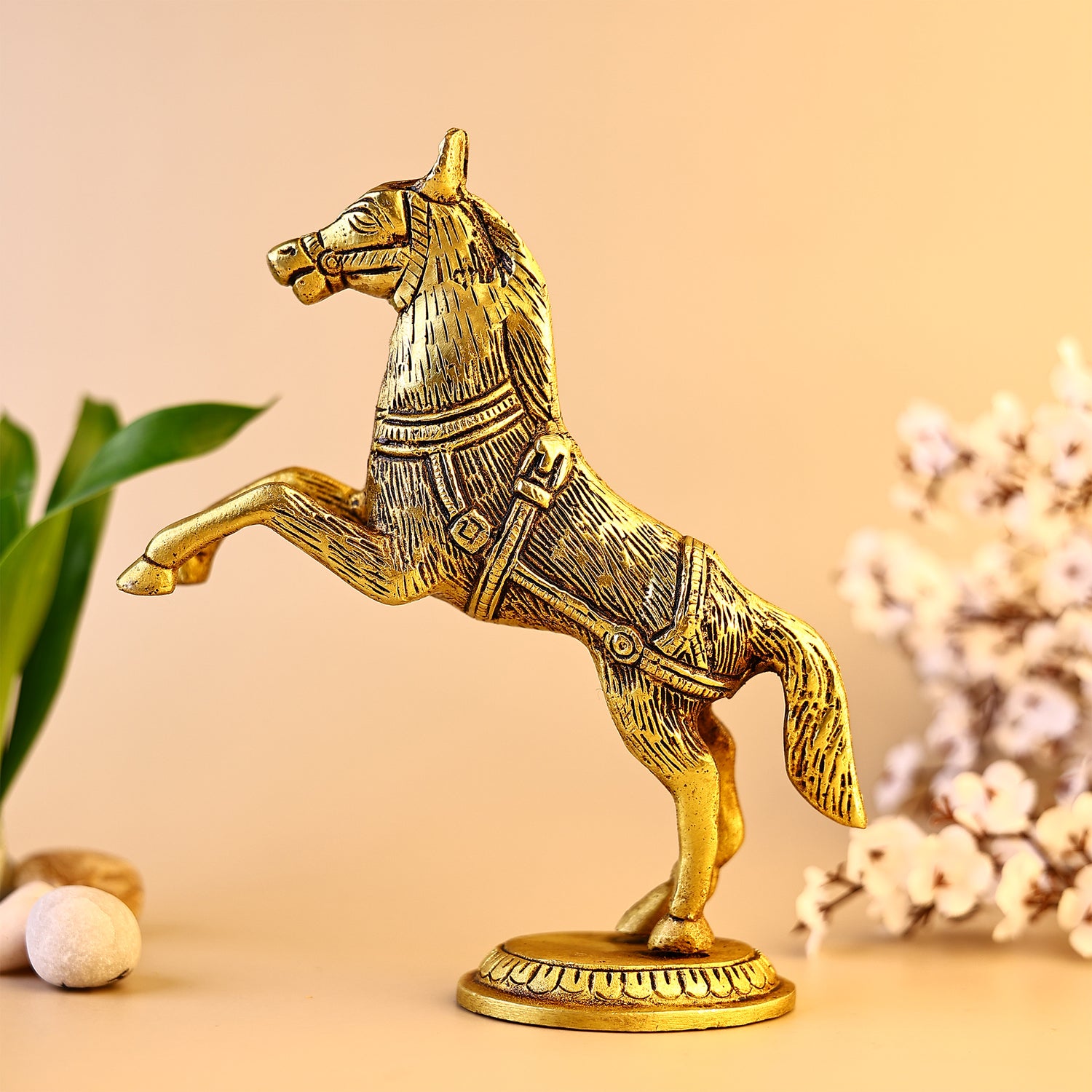 Brass Horse Idol - Abhimantrit