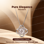 AD Chrome Plated Pure Elegance Pendant