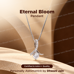 AD Chrome Plated Eternal Bloom Pendant