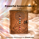 Powerful Seven Chakra Diary for Manifestation, Intention, Gratitude - Abhimantrit