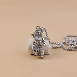 Silver Lord Ram with Dhanush Blessing & Protection Pendant - Abhimantrit