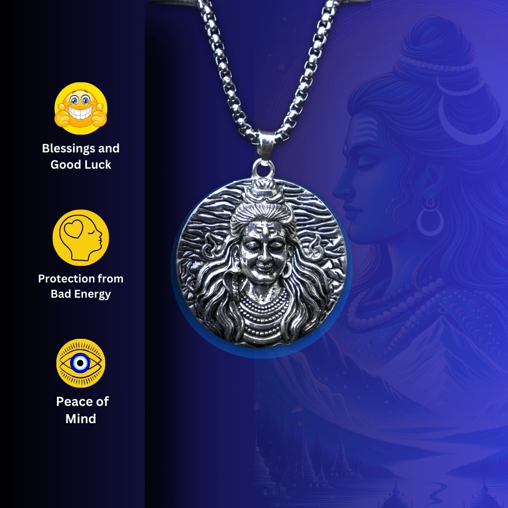 Mahadev Pendant (Blessing & Protection)- Abhimantrit