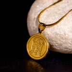 Gold Plated Balaji Pendant : IGP Plating Pendant - Abhimantrit