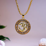 Om Diamond Pendant (Blessing & Protection) - Abhimantrit