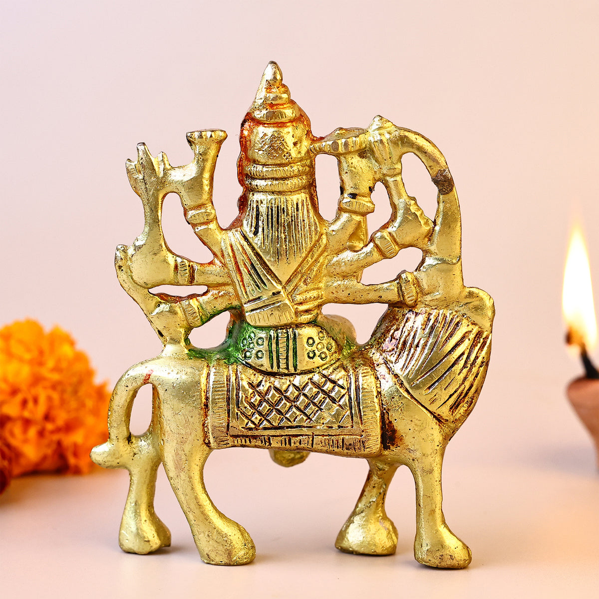 Brass Durga Maa Idol - Abhimantrit