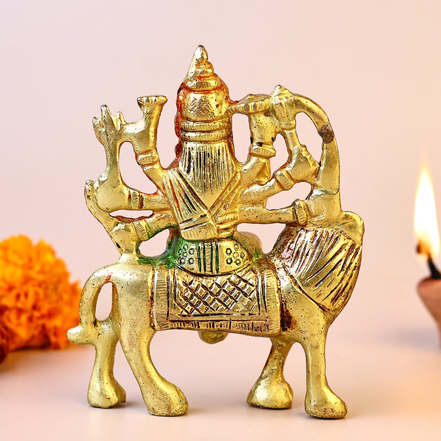 Brass Durga Maa Idol - Abhimantrit