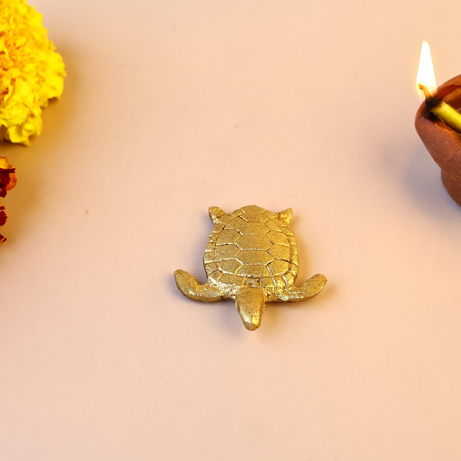 Small Brass Tortoise - Abhimantrirt
