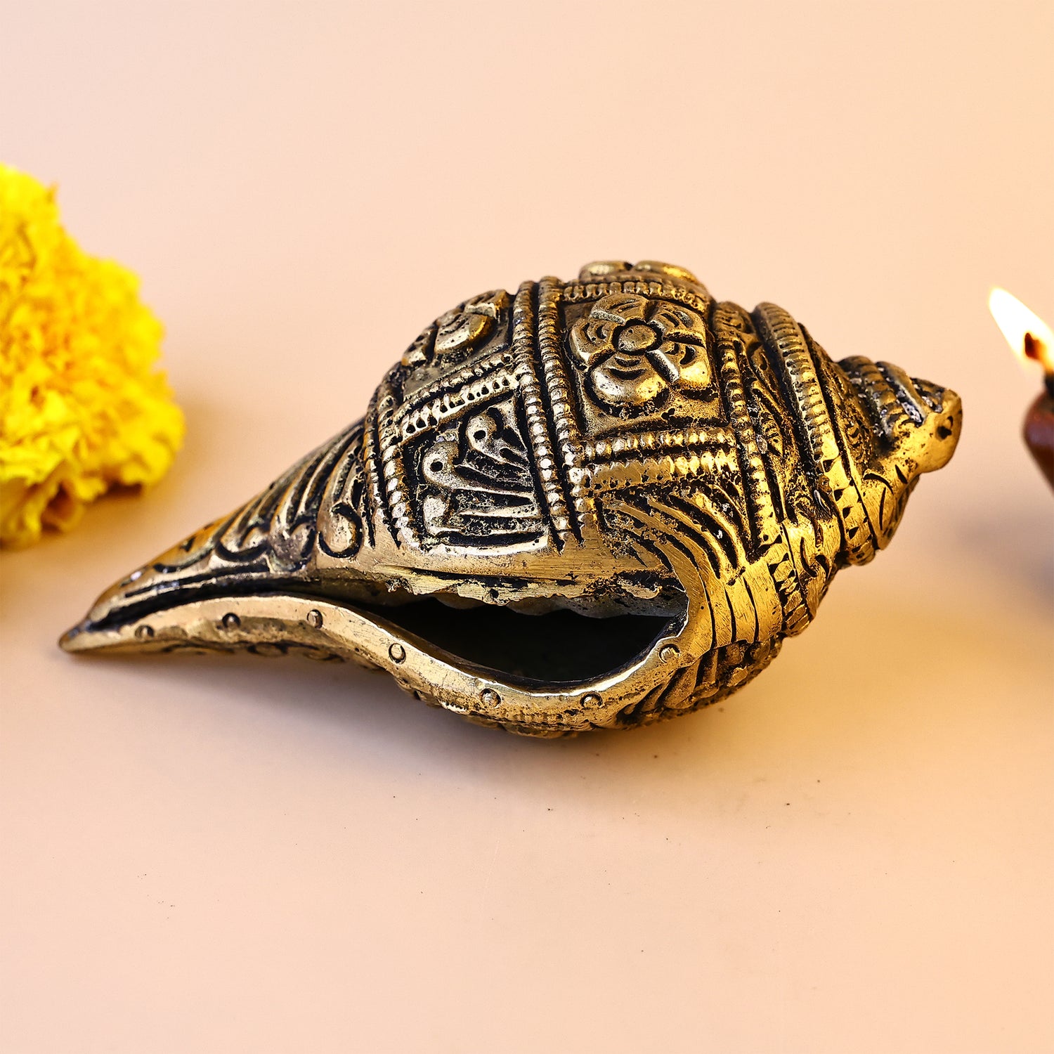 Brass Shankh - Abhimantrit