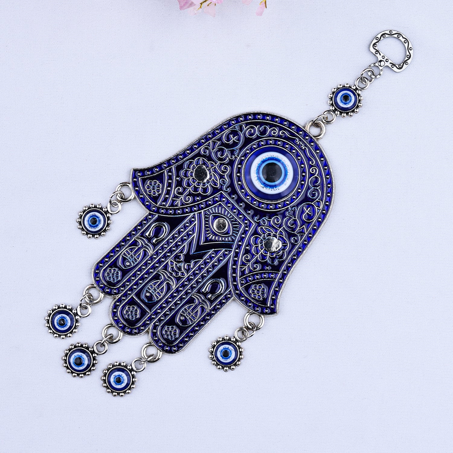 Big Hamsa Hand with Evil Eye Hanging - Abhimantrit