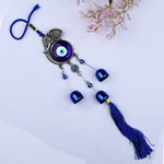 Elephant Evil Eye with 3 Bells Hanging - Abhimantrit