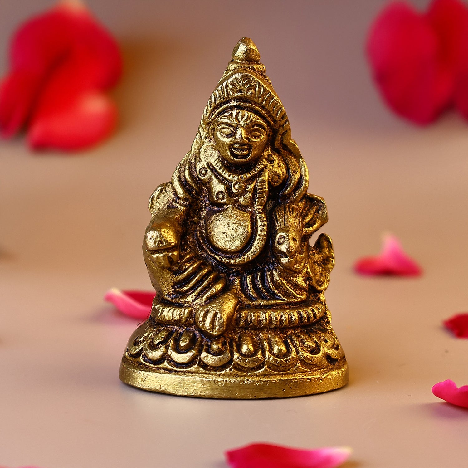 Brass Shree Kuber Maharaj Statue - Abhimantrit