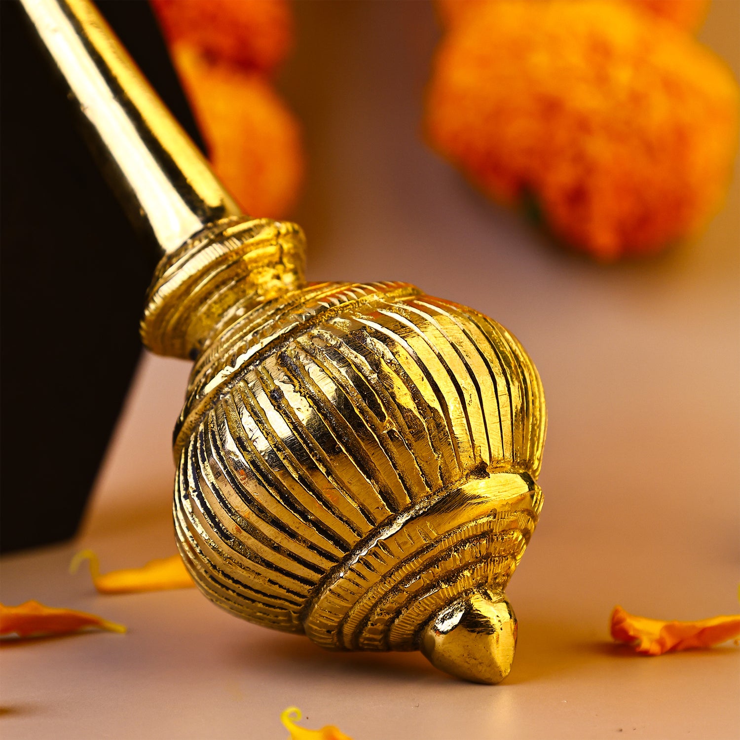 Brass Hanuman Gada - Abhimantrit