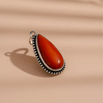 Jasper Oval Stone Pendant - Abhimantrit & Certifiefd