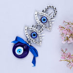 2 Eyelash with Evil Eye Hanging - Abhimantrit
