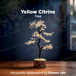 Yellow Citrine Tree – Abhimantrit Crystal Tree for Abundance, Prosperity & Growth
