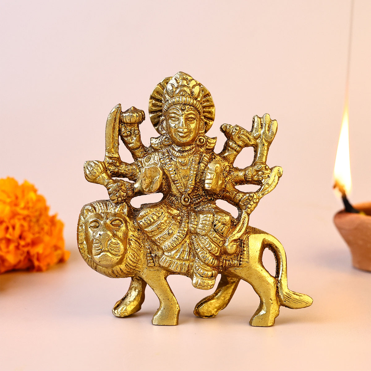 Brass Abme Maa Idol - Abhimantrit