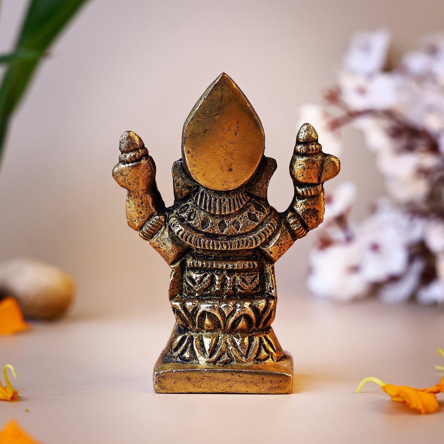 Pure Brass Shree Ganesha Idol - Abhimantrit