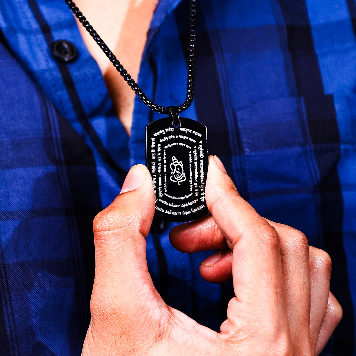 Ganpati Shlok Pendant - Abhimantrit