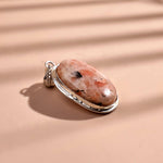 Sunstone Oval Stone Pendant - Abhimantrit & Certifiefd