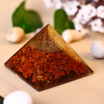 Red Jasper Pyramid - Abhimantrit