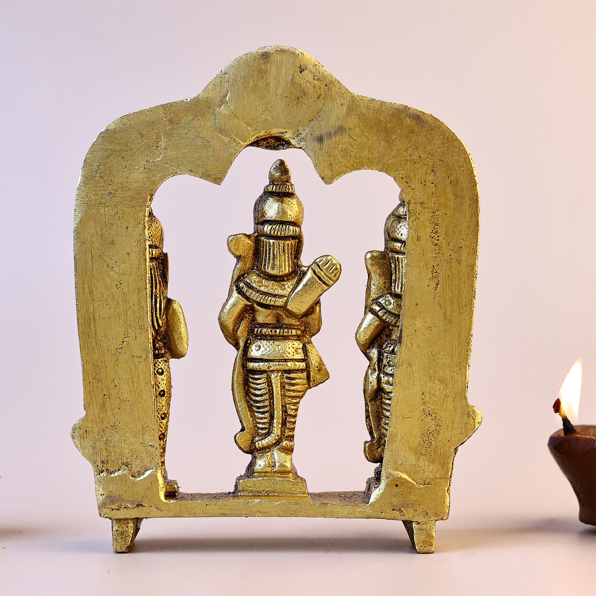 Brass Ram Darbar Murti - Abhimantrit