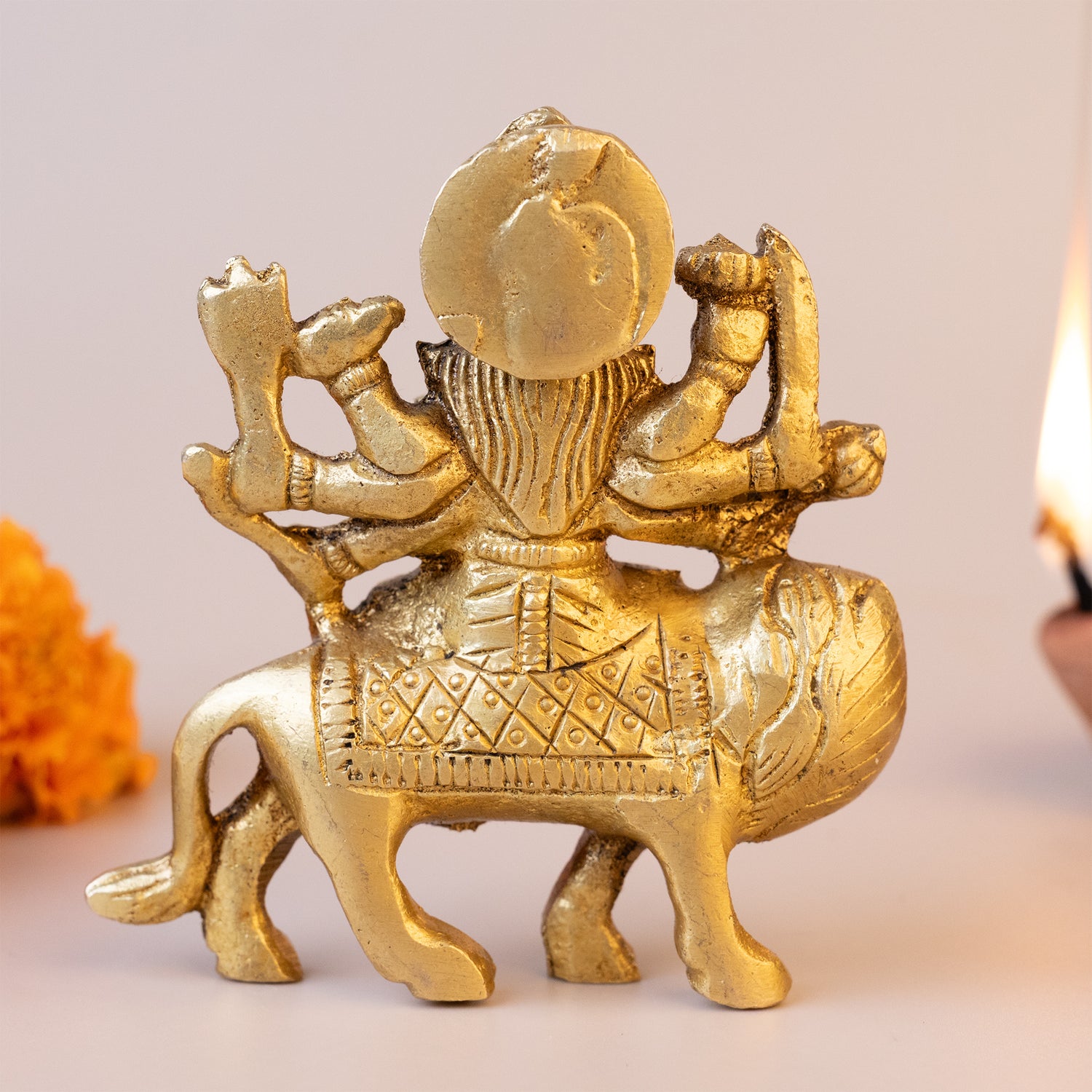 Brass Abme Maa Idol - Abhimantrit