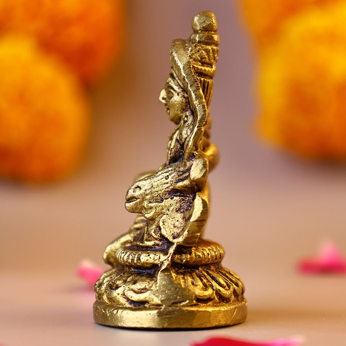 Brass Shree Kuber Maharaj Statue - Abhimantrit