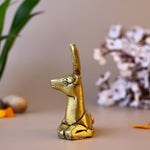 Pure Brass Vastu Deer Statue - Abhimantrit