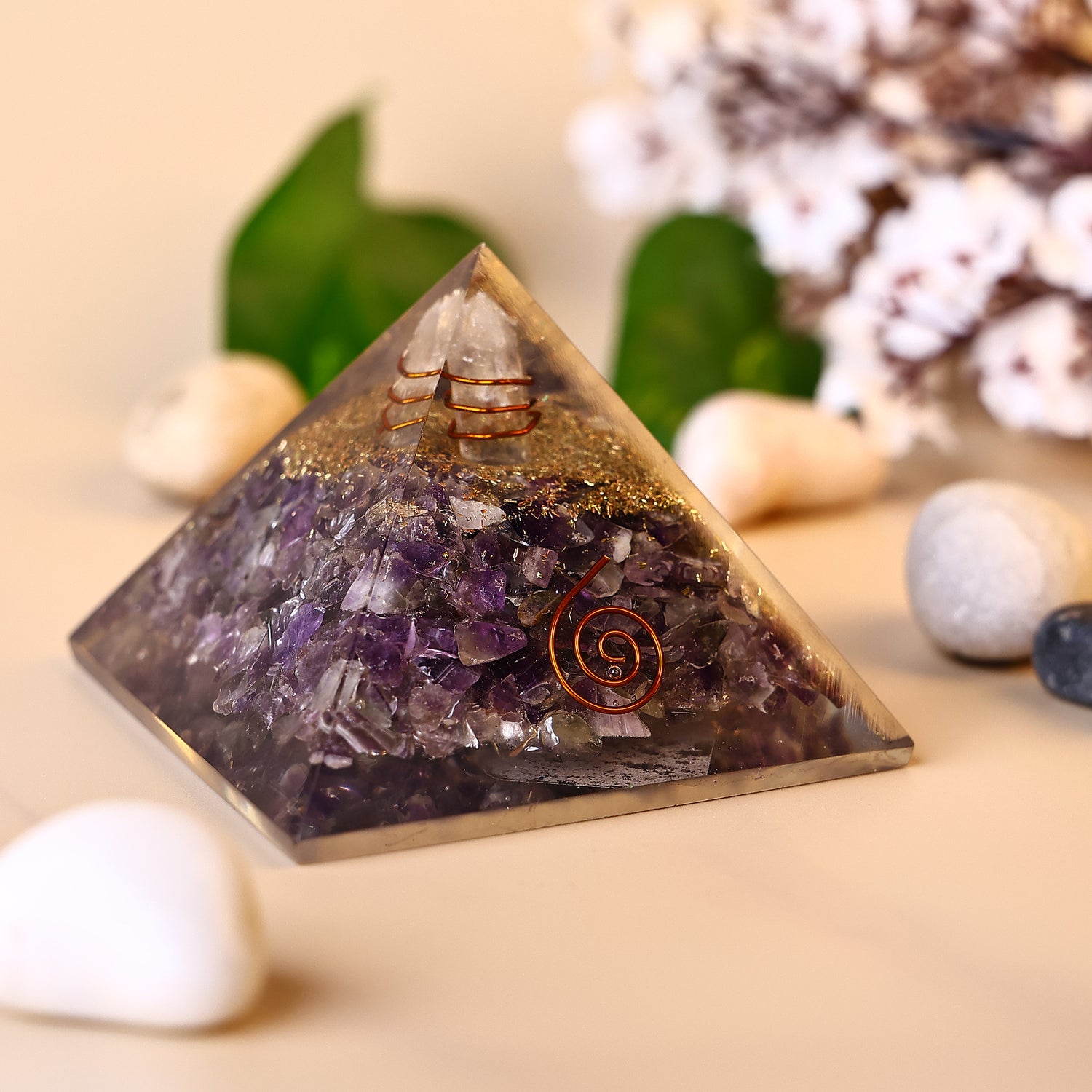 Amethyst Pyramid - Abhimantrit