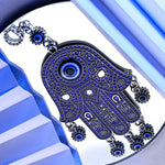 Big Hamsa Hand with Evil Eye Hanging - Abhimantrit