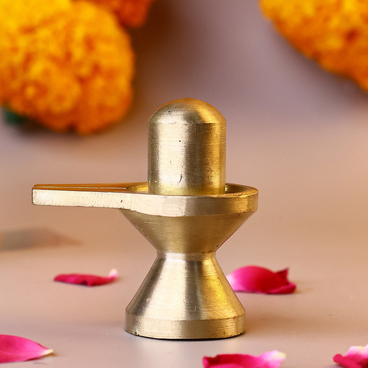 Pure Brass Shivling - Abhimantrit