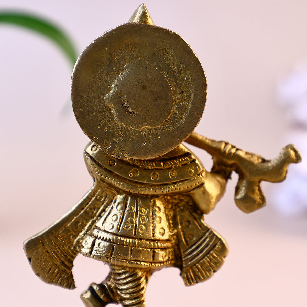 Brass Krishna Statue - Abhimantrit