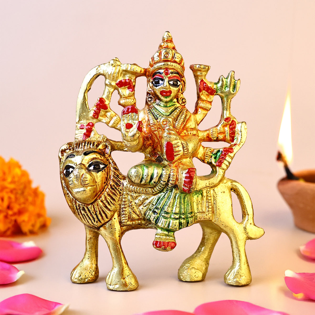 Brass Durga Maa Idol - Abhimantrit