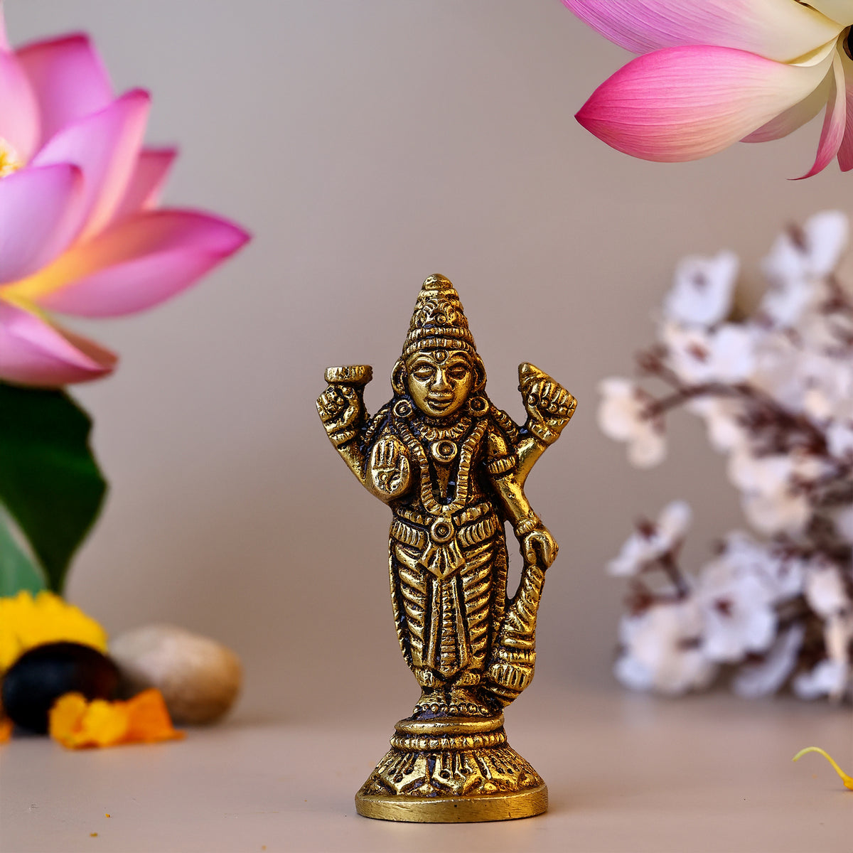 Brass Tirupati Balaji Statue - Abhimantrit
