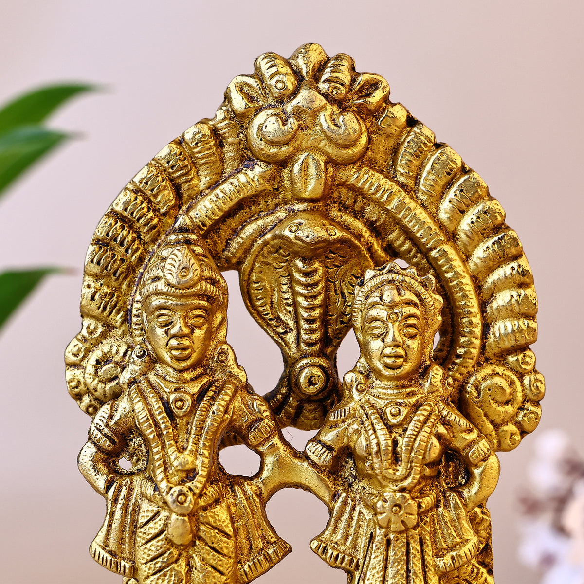 Brass Vitthal  Rukmani Murti - Abhimantrit