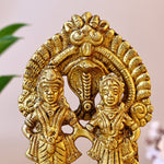 Brass Vitthal Rukmani Murti - Abhimantrit