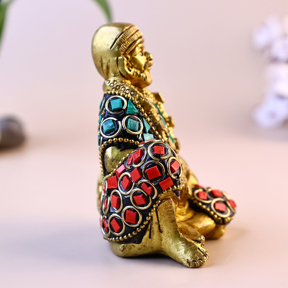 Brass Multi Colour Sai Baba - Abhimantrit