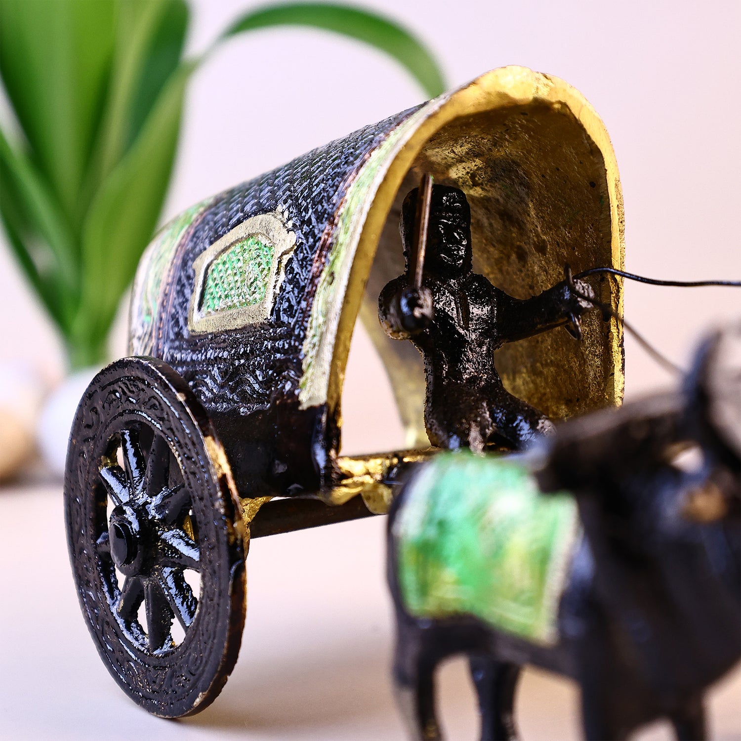 Brass Bullock Cart - Abhimantrit