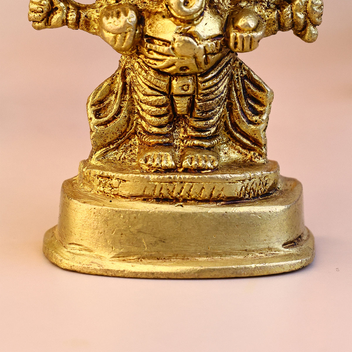 Brass Panchmukhi Ganesha Idol - Abhimantrit