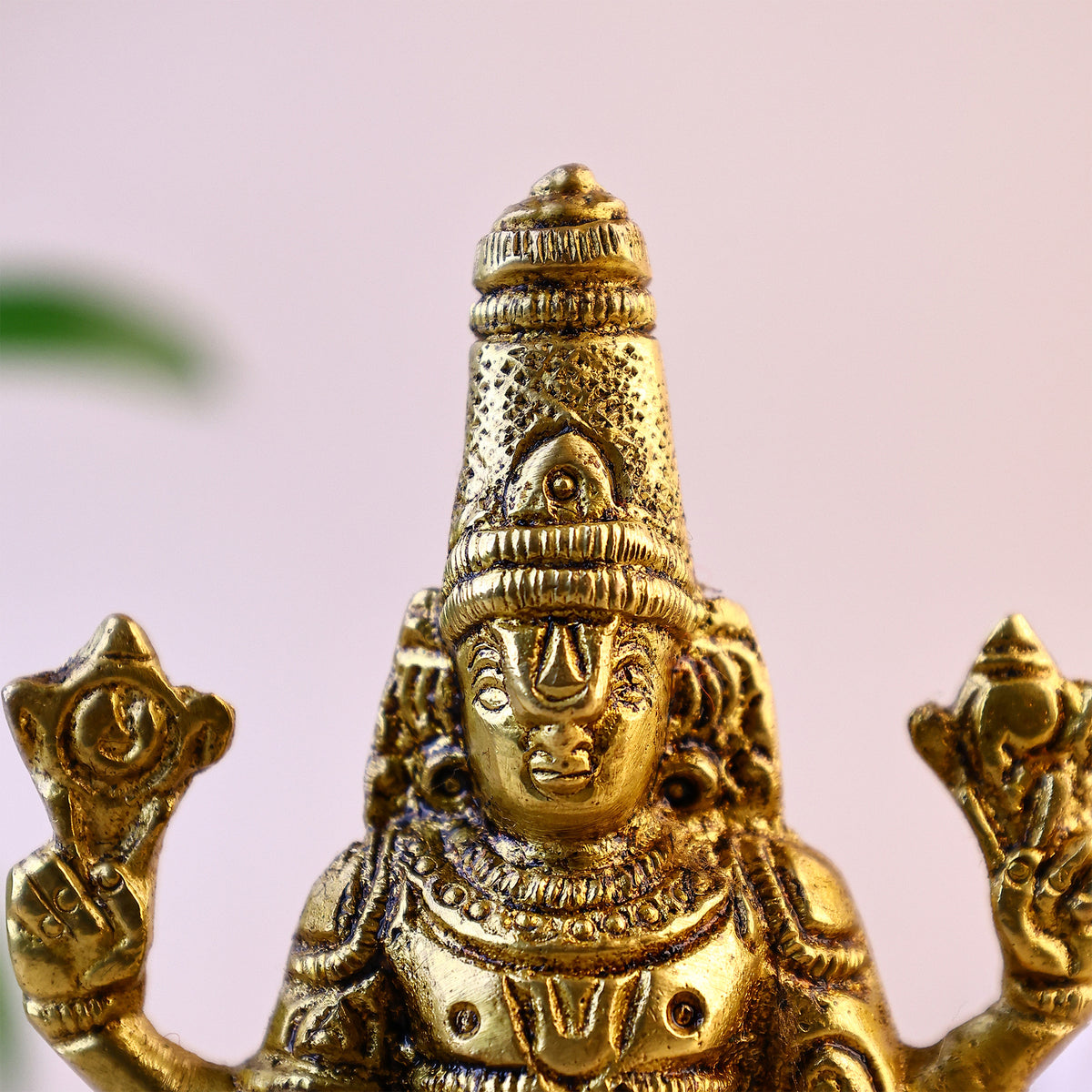 Brass Tirupati Balaji Statue - Abhimantrit